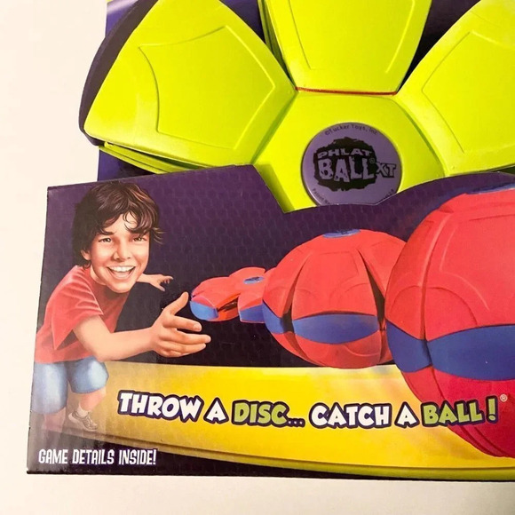 Phlat Ball XT Throw a Disc Catch a  Ball Transforming Disc Ball Tucker Toys - Picture 2 of 13